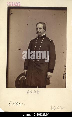 Gen. David Hunter 19th ° secolo Mathew Brady, Quartermaster, e altre fotografie della Guerra civile Foto Stock