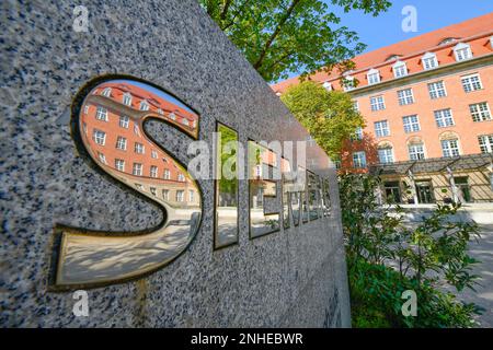 Siemens AG, edificio amministrativo, Nonnendammallee 101, Siemensstadt, Spandau, Berlino, Germania Foto Stock