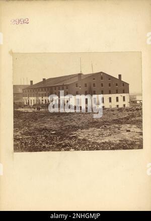 Libby Prison, Richmond, Virginia 19th ° secolo Mathew Brady, Quartermaster, e altre fotografie della Guerra civile Foto Stock