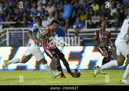 Sorocaba, Brasile. 21st Feb, 2023. SP - Sorocaba - 02/21/2023 - PAULISTA 2023, SAO BENTO X SAO PAULO - Nestor giocatore di Sao Paulo durante una partita contro Sao Bento allo stadio Walter Ribeiro per il campionato Paulista 2023. Foto: Diogo Reis/AGIF/Sipa USA Credit: Sipa USA/Alamy Live News Foto Stock