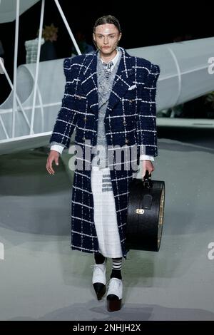 THOM BROWNE Autunno-Inverno 2023-2024 Runway durante la New York Fashion Week il 2023 Febbraio - New York; USA 14/02/2023 Foto Stock