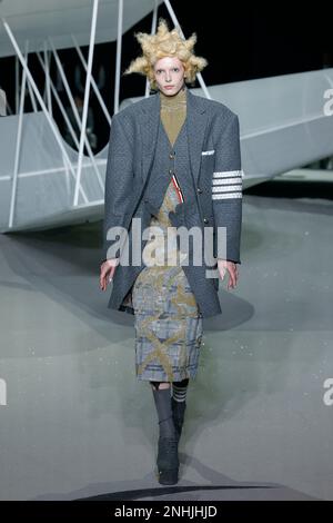 THOM BROWNE Autunno-Inverno 2023-2024 Runway durante la New York Fashion Week il 2023 Febbraio - New York; USA 14/02/2023 Foto Stock