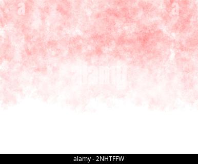 sfondo acquerello dipinto a mano con forma di cielo e nuvole Foto Stock