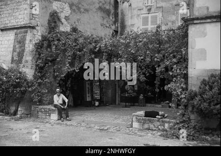 Place des Cornières, Monpazier, Dordgne Dipartimento, Francia Foto Stock