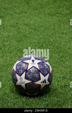 Francoforte, Germania. 21 febbraio 2023, Francoforte sul meno, CAMPANIA, Germania: Durante la Champions League Football Match FC Eintracht Frankfurt vs SSC Napoli il 21 febbraio 2023 allo stadio Deutsche Bank Park di Francoforte.in foto: (Credit Image: © Fabio Sasso/ZUMA Press Wire) SOLO USO EDITORIALE! Non per USO commerciale! Foto Stock