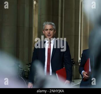 RT Hon Steve Barclay MP Secretary of state for Health arriva per la riunione settimanale del Gabinetto a Downing St. Foto Stock