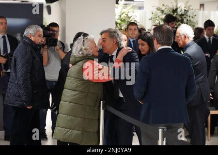 Madrid, Spagna. 21st Feb, 2023. Durante la sepoltura Amancio Amaro a Madrid 21 Febbraio 2023 Credit: CORDON PRESS/Alamy Live News Foto Stock