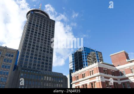 Harbour Centre, Vancouver, British Columbia, Canada Foto Stock