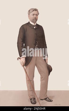 Alexandre Gustave Eiffel, 1832 – 1923, ingegnere francese, dopo Vanity Fair, 1889 Foto Stock
