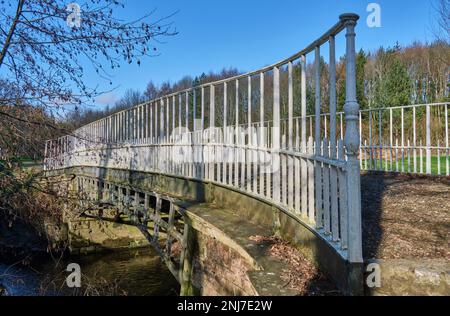 Ponte Cantlop, Cantlop, vicino Condover, Shrewsbury, Shropshire Foto Stock