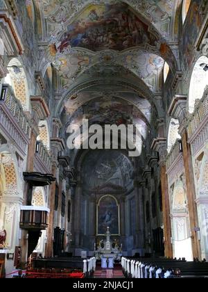 Chiesa della Santissima Trinità, Chiesa premonstratensiana, Premonštrátny kostol, Košice, Kassa, Košice Regione autonoma, Repubblica slovacca, Europa Foto Stock