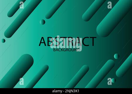 Sfondo geometrico di colore blu. Composizione dinamica delle forme. Illustrazione Vettoriale