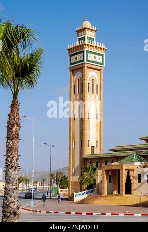 Afrika, Marokko, Südmarokko, Sidi Ifni, Moschee an der Av. Al Quds (R104) Foto Stock