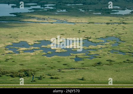 Luchtfoto van landschap; foto aerea del paesaggio Foto Stock