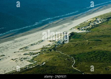 Luchtfoto van kust; Foto Aeree della costa Foto Stock