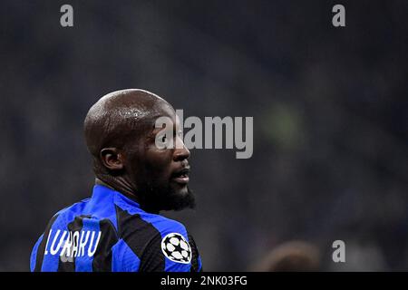 Romelu Lukaku del FC Internazionale durante la partita di calcio della Champions League tra FC Internazionale e FC Porto allo stadio San Siro di Milano (IT Foto Stock