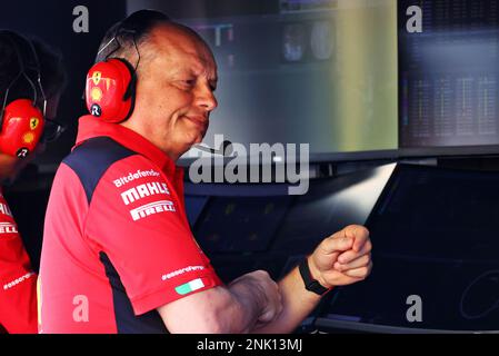 Frederic Vasseur (fra) Ferrari Team Principal. 23.02.2023. Test di formula 1, Sakhir, Bahrein, giorno uno. Il credito fotografico dovrebbe essere: XPB/immagini dell'Associazione Stampa. Foto Stock