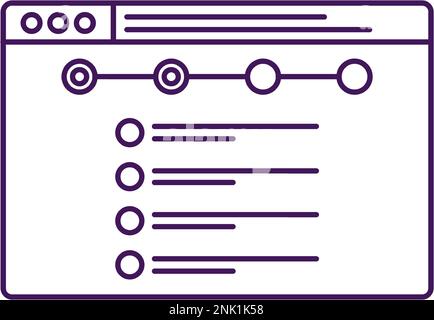 Ordinare vettore icona servizio online di tracciamento del pacchetto Illustrazione Vettoriale