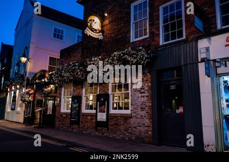 Old White Swan a York, Inghilterra. Foto Stock