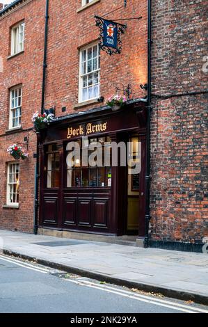 Pub inglesi a York, Inghilterra. Foto Stock