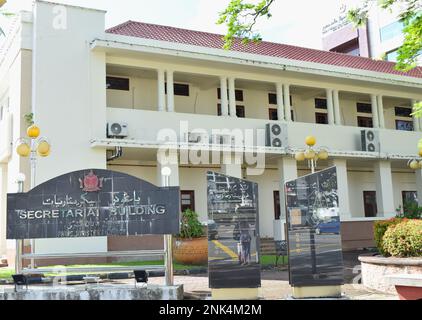 Ufficio del primo Ministro nella capitale del Brunei Street view. Foto Stock