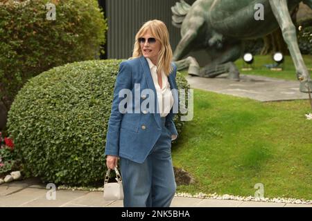 Roma, Italia. 23rd Feb, 2023. Isabella Ferrari partecipa alle fotocellule della serie Rai 'sei donne il mistero di Leilaa' presso il Rai Center Viale Mazzini. Credit: SOPA Images Limited/Alamy Live News Foto Stock