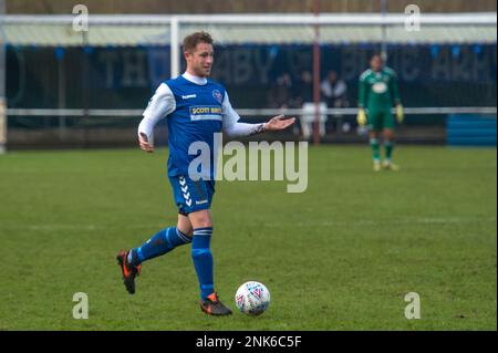 Thornaby, Inghilterra 27 dicembre 2021. Ebac Northern Football League Division una partita tra Thornaby e Redcar Athletic. Foto Stock