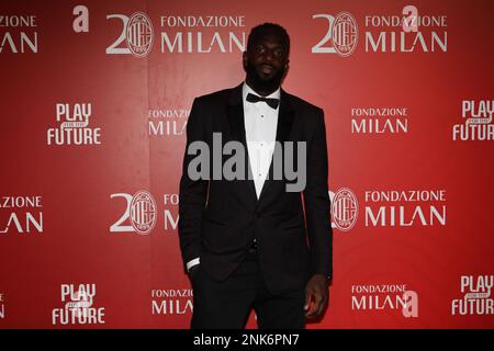 23 febbraio 2023, Milano, Lombardia, Italia: Tiemoue BAKAYOKO partecipa alla cena di Gala che si tiene per celebrare il 20th° anniversario della Fondazione Milano (Credit Image: © Mickael Chavet/ZUMA Press Wire) SOLO PER USO EDITORIALE! Non per USO commerciale! Foto Stock