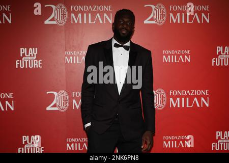 23 febbraio 2023, Milano, Lombardia, Italia: Tiemoue BAKAYOKO partecipa alla cena di Gala che si tiene per celebrare il 20th° anniversario della Fondazione Milano (Credit Image: © Mickael Chavet/ZUMA Press Wire) SOLO PER USO EDITORIALE! Non per USO commerciale! Foto Stock