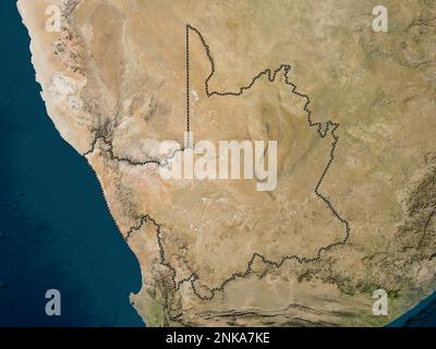 Capo Settentrionale, provincia del Sudafrica. Mappa satellitare a bassa risoluzione Foto Stock