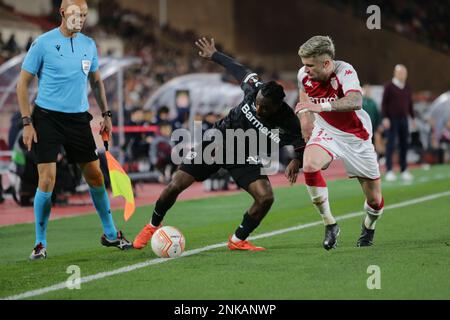 UEFA Europa League Gioca, come Monaco V Bayer 04 Leverkusen Foto Stock