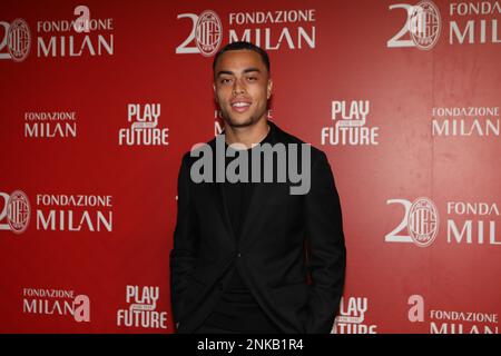 23 febbraio 2023, Milano, Lombardia, Italia: Sergino DEST partecipa alla cena di Gala che si tiene per celebrare il 20th° anniversario della Fondazione Milano (Credit Image: © Mickael Chavet/ZUMA Press Wire) SOLO PER USO EDITORIALE! Non per USO commerciale! Foto Stock