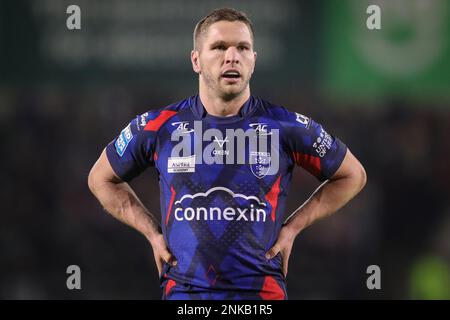 Eccles, Regno Unito. 23rd Feb, 2023. Matt Parcell #9 di Hull KR durante il Betfred Super League Round 2 partita Salford Red Devils vs Hull KR all'AJ Bell Stadium, Eccles, Regno Unito, 23rd febbraio 2023 (Foto di James Heaton/News Images) a Eccles, Regno Unito il 2/23/2023. (Foto di James Heaton/News Images/Sipa USA) Credit: Sipa USA/Alamy Live News Foto Stock