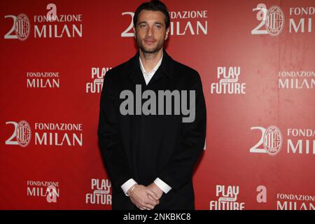 23 febbraio 2023, Milano, Lombardia, Italia: Antonio MIRANTE partecipa alla cena di Gala che si tiene per celebrare il 20th° anniversario della Fondazione Milano (Credit Image: © Mickael Chavet/ZUMA Press Wire) SOLO PER USO EDITORIALE! Non per USO commerciale! Foto Stock