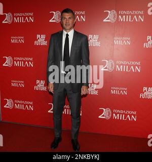 23 febbraio 2023, Milano, Lombardia, Italia: PAOLO MALDINI partecipa alla cena di Gala che si tiene per celebrare il 20th° anniversario della Fondazione Milano (Credit Image: © Mickael Chavet/ZUMA Press Wire) SOLO PER USO EDITORIALE! Non per USO commerciale! Foto Stock