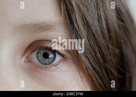 Occhio di Childs Foto Stock