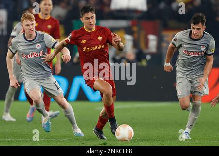 Roma, Italia. 23rd Feb, 2023. 1r21 durante AS Roma vs RB Salzburg, partita di calcio Europa League a Roma, Italia, febbraio 23 2023 Credit: Independent Photo Agency/Alamy Live News Foto Stock