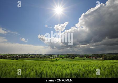 Chiesa del pellegrinaggio Maria a Wittelsbach, Baviera, Germania Foto Stock