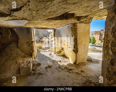 Cuevas de Arguedas, Grotte di Arguedas, Navarra, Spagna Foto Stock