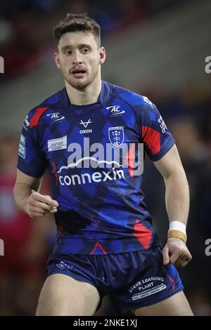 Eccles, Regno Unito. 23rd Feb, 2023. Sam Wood #24 di Hull KR durante il Betfred Super League Round 2 partita Salford Red Devils vs Hull KR all'AJ Bell Stadium, Eccles, Regno Unito, 23rd febbraio 2023 (Foto di James Heaton/News Images) a Eccles, Regno Unito il 2/23/2023. (Foto di James Heaton/News Images/Sipa USA) Credit: Sipa USA/Alamy Live News Foto Stock