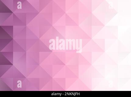 Astratto sfondo a forma triangolare viola, rosa e bianco. Cornice completa sfondo triangolare geometrico per San Valentino, amore e celebrazione romantica Foto Stock