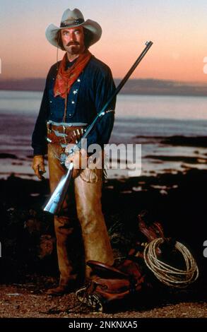 TOM SELLECK in QUIGLEY DOWN UNDER (1990), diretto da SIMON WINCER. Credito: PATHE / Album Foto Stock