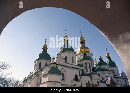 Non esclusiva: KIEV, UCRAINA - 23 FEBBRAIO 2023 - nei locali della National Conservation Area 'St. Sofia di Kyiva', Kyiv, capitale dell'Ucraina. Foto Stock
