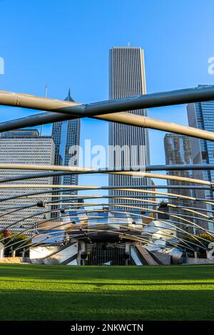 Chicago, Jay Pritzker Pavilion Foto Stock