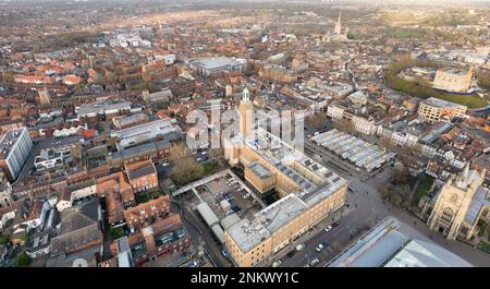 Norwich è una città della contea di Norfolk in Inghilterra Foto Stock