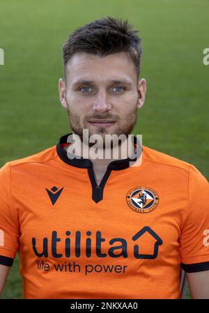 Foto del file datata 24-09-2020 di Ryan Edwards di Dundee Utd. Lo skipper Ryan Edwards ammette che i giocatori di Dundee United devono dare ai sostenitori scontenti qualcosa di cui rallegrarsi nel rancore che circonda attualmente Tannadice. Data di emissione: Giovedì 24 febbraio 2023. Foto Stock