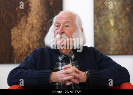 Cracovia. Cracovia. Polonia. Ivan Marchuk, pittore ucraino famoso e conosciuto in tutto il mondo. Foto Stock