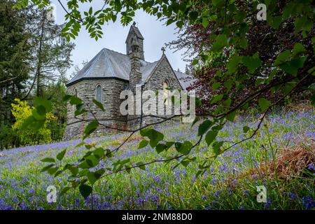 Chiesa Nantgwyllt a Elan Valley, POWYS, GALLES Foto Stock