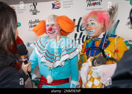 David Arquette AKA Bozo partecipa a un salutare Humor's Bash al Bootsy's di West Hollywood Foto Stock