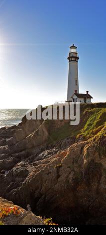 Pigeon Point Light Station state Historic Park, Pescadaro, California Foto Stock